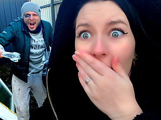 Girl blogger fucks a hobo man for likes