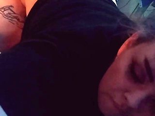 Close up BJ cumshot