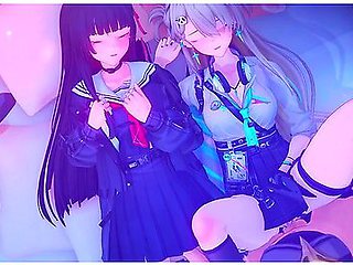 Lynae Gets Fucked While Her Best Friend Watches - Wuthering Waves