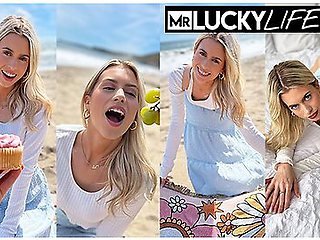 Malibu Beach Date With Blonde Babe Jill Kassidy