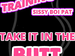 AUDIO ONLY - Training sissy boi pat to take it in the butt
