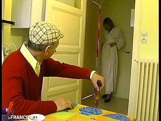 A Pretty Wife Offers to a Grandfather in Front of Her Husband!