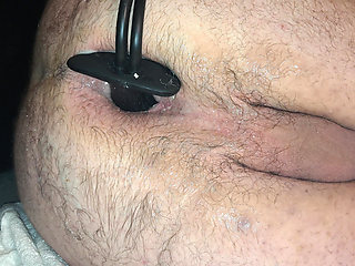 Filled my arse hole with cum