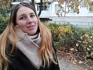 College Girl Fucked Hard at Campus Entrance - SweetAndFlow POV Public Sex