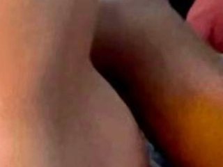 Close up big cock handjob