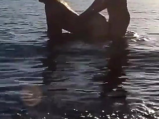 Romantic Sex at a Public Beach