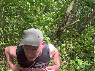 Hole and nips outdoors