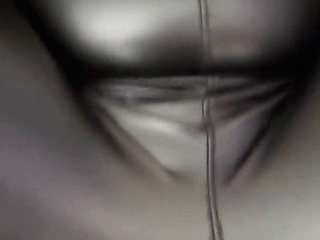 Secretary in Torn Leather Pants Wants Her Boss’s Cock
