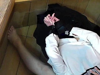 Dripping Uniform, Restrained in a Bathtub, off-campus Lesson
