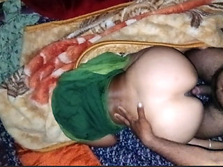 Stepsister fucked a lot by making her a doggie and romancing her all night, stepsister said to fuck me every day and when your b