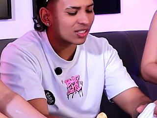 Hot Challenges with Two Very Beautiful Latinas in Bikinis