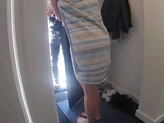 Young Divorced MILF Sofie Lund Seduces Delivery Guy with Flashing and No Condom Creampie