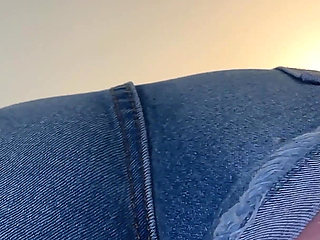 POV Fart Session in Short Jeans Fart Blast