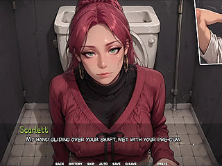 Horny Japan Girl Giving Me A Blowjob In Public Toilet