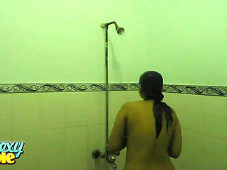 Desi Wife Taking Shower After Sex