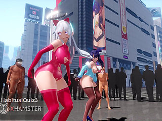 mmd r18 3d hentai ahegao Blue Archive Cellphone paranoia girl sexy princess ntr dildo fuck hard sex ahegao blowjob