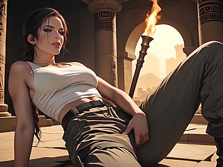 Lara Croft in Search of the Best Penis in an Ai Adaptation