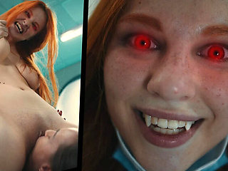 18 Year Old Redhead Vampire Hypnotizes Josephine Jackson For Lesbian Sex