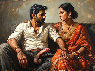 Bhabhi blowjob to her Boss in office for increment