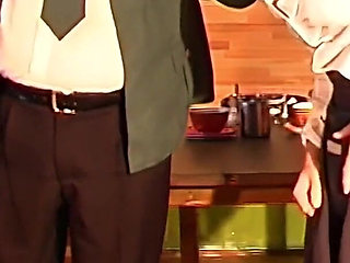 Sibylle - the Sexy Waitress Fails at Work and Is Punished for It in a Humiliating Way