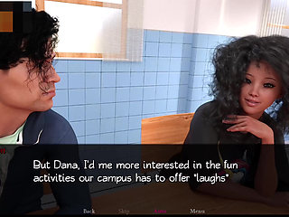 Nerd to alpha #3 - Jackson Jerked off and the cum fell on Sara's boobs