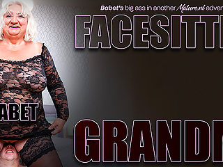 Horny Young Man Loves The Big Ass From Curvy Granny Babet On His Face And Then Some