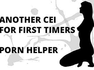 AUDIO ONLY - Another CEI first timer with porn assist