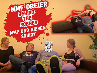 Behind the Scenes at the Porn Shoot! MMF with Emma Style as Cinematographer