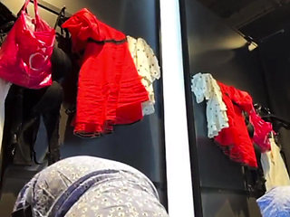 Squirting a Lot and Fingering Pink Pussy in Public