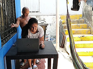 Outdoor sex with my horny, big-assed neighbor