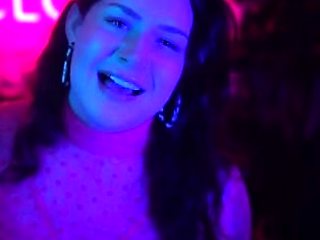 Cute curly brunette solo webcam masturbation