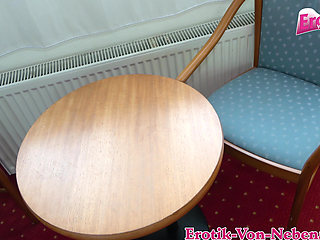 Chubby German Redhead Teen Fucks with the Handyman