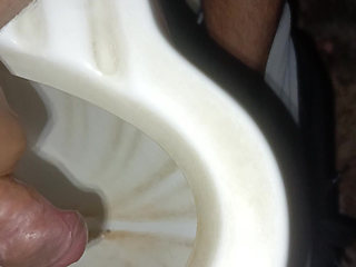 masterbation in toilet feels very good