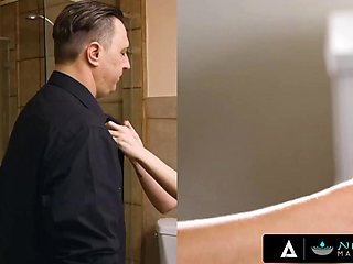 Lily Glee Transforms Tense Nuru Massage into Fierce Doggystyle Pounding