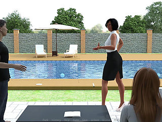 My Stepbrother's Wife #10 Diana Gave Me a Job to Clean Her Pool