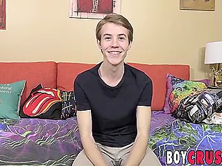 Nice Petite Boy Enjoys His Solo Pecker And Toy Time