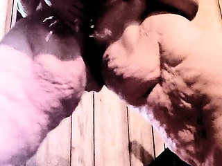 What's This Naked Whore Doing? Paddling Her Tits with a Wooden Spoon and Masterbated and Cums to the Fucking Moon