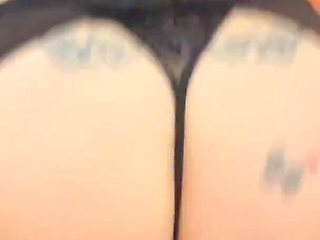 Caged Cock Denied While I Ride My Strap-on Dildo