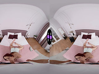 Horny Brunette Demands Fresh Cum From Shocked Dude - TmwVRnet