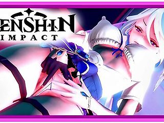 Genshin Impact - Furina In School Uniform Surprises You