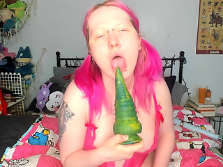Intense Fantasy Dildo Orgasms
