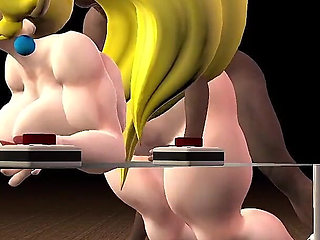 Bowsette Doggy Position in the Castle