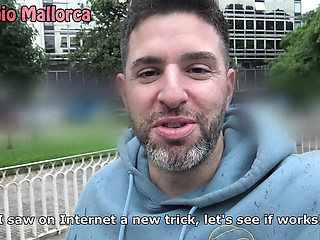 Argentina Public Prank Blowjob: Shy Latina Lara Gets Facial Cumshot in Park