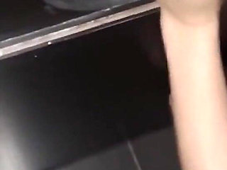 Giving Blowjob to Stranger at Gloryhole Today in Front of the Tame Cuckold