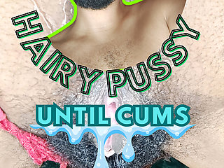 Licking Hairy Pussy Until She Orgasms