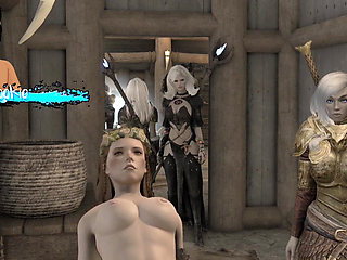 Skyrim B and L Mod - Traveling the Road and Staying at the Inn and Fucking in the Bed