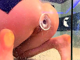 Wet and wild solo masturbation session with teen vixen