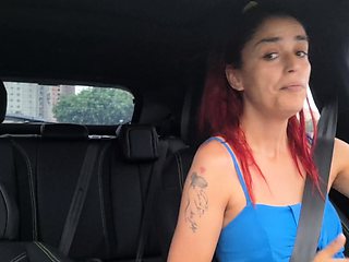 Passenger masturbates behind the app driver!