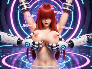 Shermie Kof Bondage Arena - Robotic Restraints & Intense Solo Orgasm
