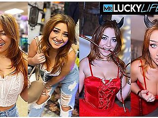 Big Titted Kira Fox Lives In Her Devilish Halloween Costume